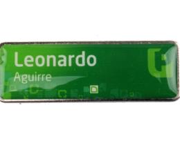 Identificador de personal rectangular
