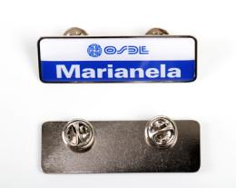 Identificador de personal rectangular