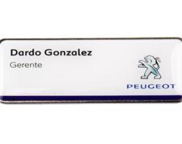 Identificador de personal rectangular