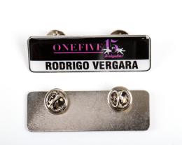 Identificador de personal rectangular